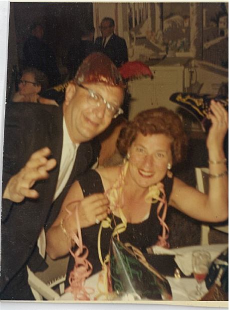 Bea and Zack, New Years in Florida, 1964